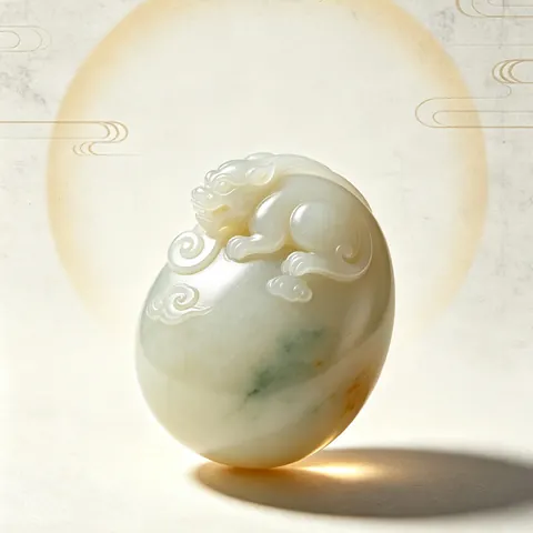 Hetian Jade Palm Carvings