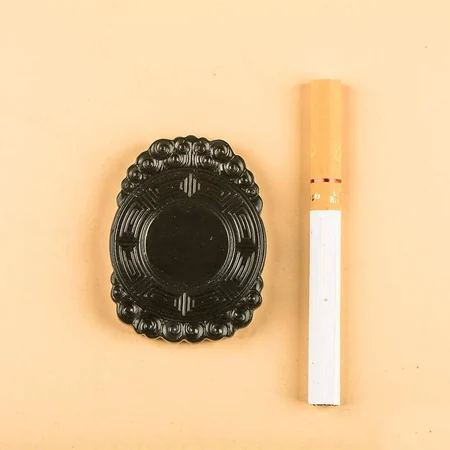 Green Hetian Jade Plaque: Huxinjing, a Traditional Breastplate Motif, 40.8 g