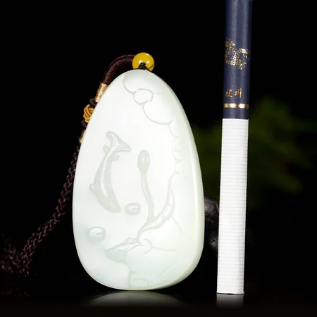 White Russian Nephrite Plaque: Abundance Year After Year, 52 g